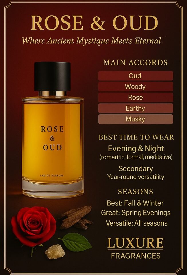 Rose & Oud Perfume by Luxure Fragrances