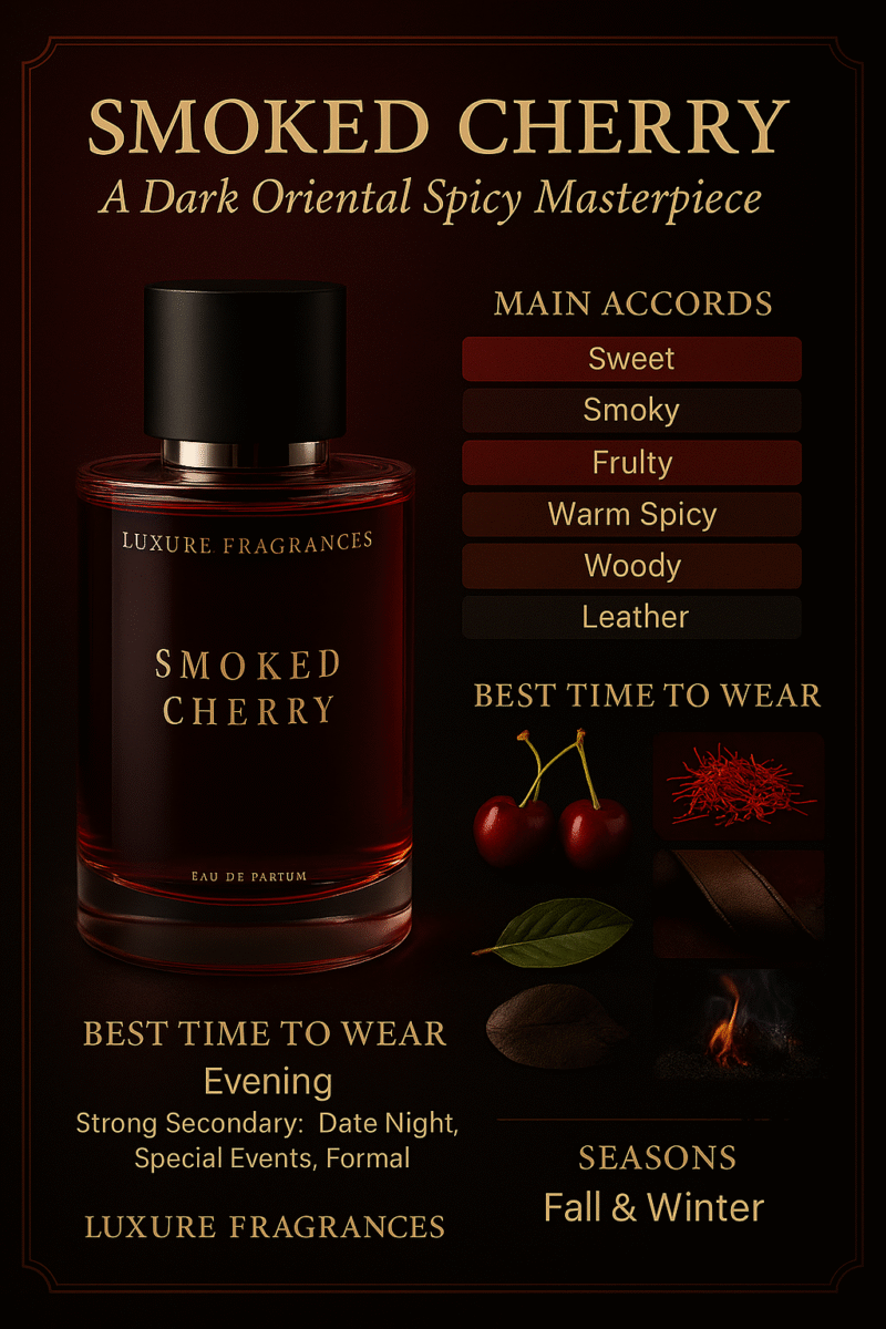 Smoked Cherry Perfume Card