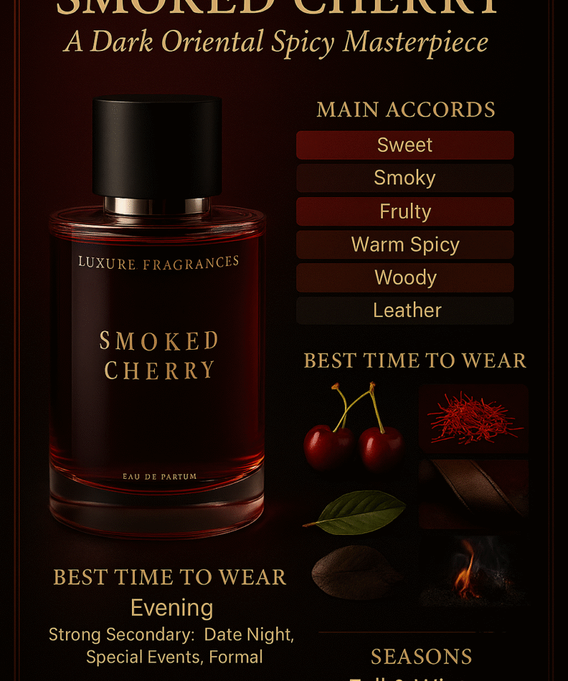 Smoked Cherry Perfume Card