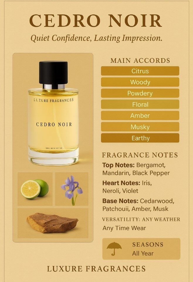 Cedro Noir Perfume by Luxure Fragrances