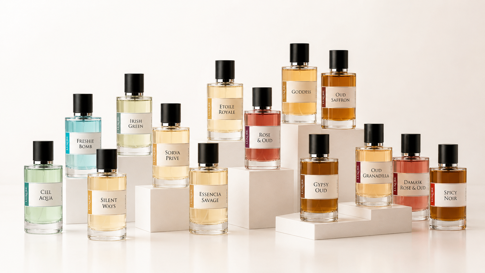 Luxure Fragrances collection