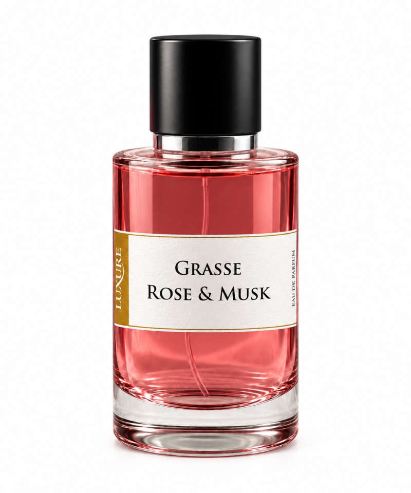 Grasse Rose & Musk Perfume by Luxure Fragrances